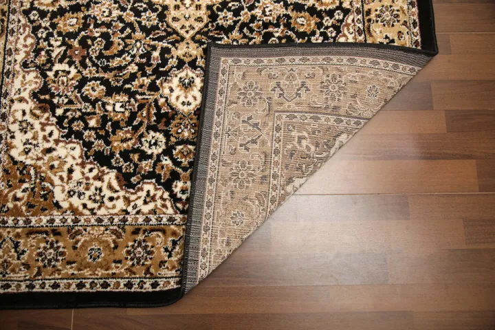 Nayyer%20Carpets%20-%20Black%20&%20Beige%20Medallion%20Traditional%20Design%20Rug%20-%20Image%204