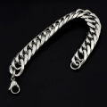 Hand bracelet for men , Chain Bracelet for Boys , Stylish & Trendy Heavy Metal Party Wear Hand Bracelet , Silver Hand Bracelet Boys. 