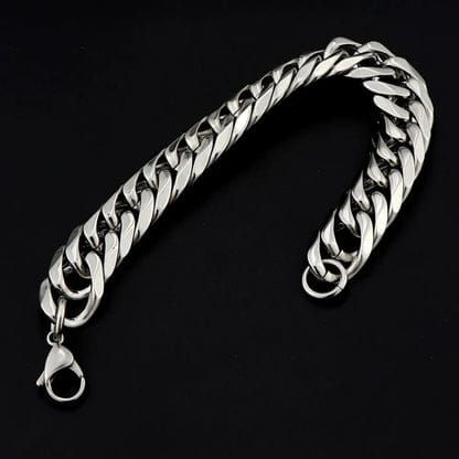 Hand bracelet for men , Chain Bracelet for Boys , Stylish & Trendy Heavy Metal Party Wear Hand Bracelet , Silver Hand Bracelet Boys