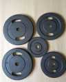 1 KG Single Plate For Weight Lifting High Quality Professional Rubber Weight Plates 1 inch Hole. 