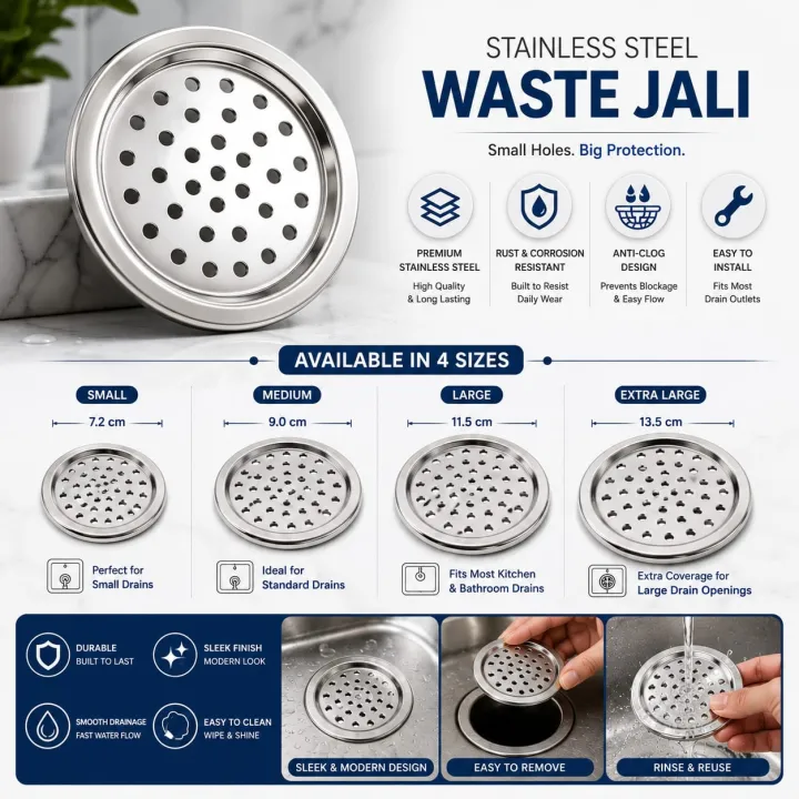 Stainless%20Steel%20Sink%20Waste%20Jali%20Drain%20Strainer%20%7C%20Anti%20Clog%20Kitchen%20&%20Bathroom%20Drain%20Cover%20%7C%20Small%20Medium%20Large%20XL%20-%20Image%207