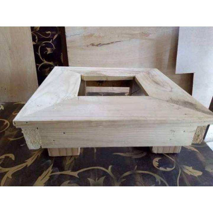 12x12 inch Wooden Base Stand For Refrigerators Dispensers Fridge