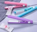 Mini Portable Ceramic Hair Straightener & Curler | Smooth, Silky, Frizz-Free Styling | Random Color. 