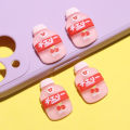Kawaii Jewelry Anime Food Play Cartoon Soda Cute Blueberry Juice Resin Drink Bottle Diy Handmade Accessories Nail Art Toys Gifts. 
