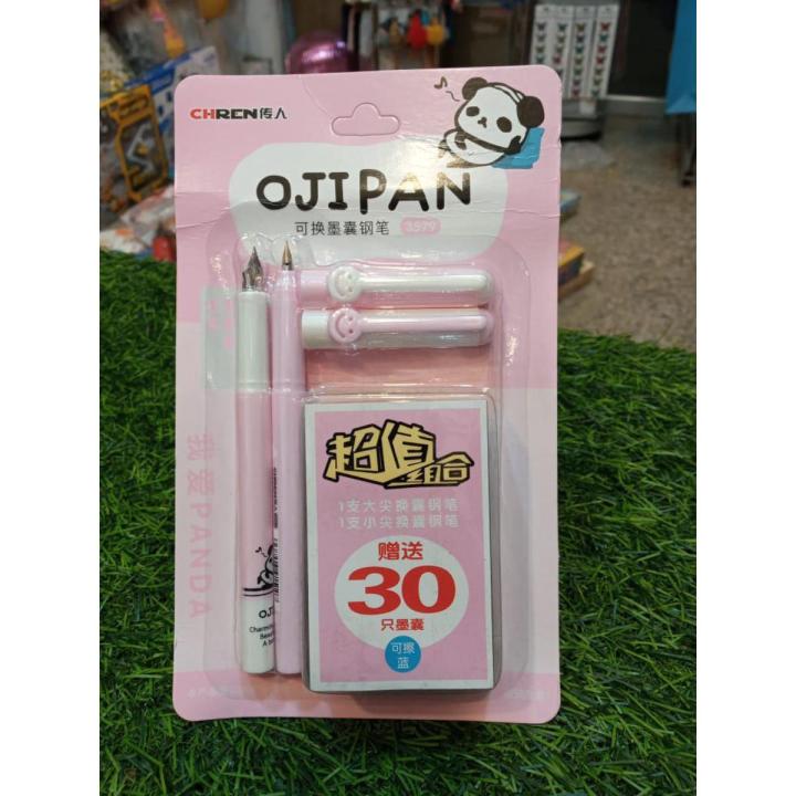 OJIPEN For Multi Writing (English & Urdu) Wingsing Nub With 30 Nos Cartridge Imported Made