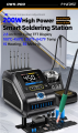 FNIRSI DWS-200 200W Power Repaid Heating Soldering Iron Staion C210 C245 Solder Iron Handle Electronic Welding Rework Station. 