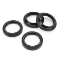 Front Fork Shock Oil Seal, Front Fork Dust Seal Wearproof Replacement for XVS650 V Star for Motorcycle. 