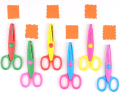 Sensa Zig Zag Pattern Crafting Scissor Large for DIY Art and Craft, Multicolor ( 3Pieces ). 