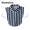 Men Fake Collar Adjustable Strap Striped Fake Collar for Office Work Unisex Business Style Shirt Inside Collar with Anti-slip Button Buyers' Choice Shirt Fake Collar. 