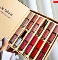 Mocmallure 12 Colors Matte Liquid Lipstick & Lip Gloss Set 2.5ml*12pcs 0695. 