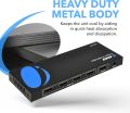 OREI 4K 1x4 HDMI Splitter, - 1 Port to 4 HDMI Display Duplicate/Mirror - Powered Splitter Ver 1.4 Certified for Full HD 1080P High Resolution & 3D Support (One Input To Four Outputs) - (HD-104). 