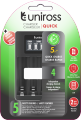 Uniross Original Quick LCD Charger for AA / AAA Turbo 5 Hour Individual Cell Smart Charger. 