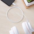 USB Type C to 3.5 mm Aux Cable for Headphones, Cars Pre Aux or Other Uses 4 Feets White. 