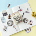 ENWEI 46 Pcs Retro Seal Series Box Stickers Journal Deco Sticker Album DIY Sealing Creative Stationery. 