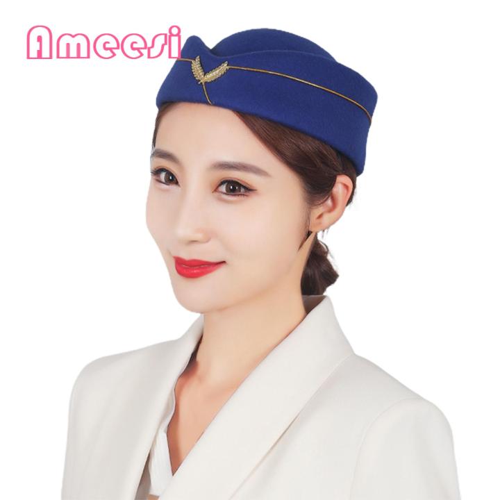 New Ameei Air Hotee Beret Comfortable Air Hotee Hat Formal Uniform Coplay