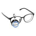 10X Eyeglass Magnifier Clip-on Eye Magnifier Portable Eyepiece Craft Operator Watchmaker Repair Tool Durable Easy Install. 