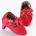 2022 Newborn Baby Girl Shoes First Walkers Cute Formal High Heels Toddler Shoes for Birthday Party 1 Year Girl Photography Props. 