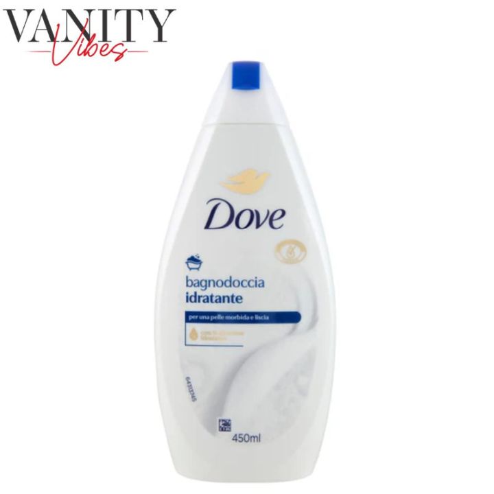 Dove Idratante Moisturizing Shower Gel 450ml – Gentle Hydrating Body Wash for Smooth & Soft Skin