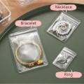 10Pcs Multi-size PVC Zipper Bag Clear Soft Plastic Bag Sealed Anti-oxidation Jewelry Storage Bag Souvenir Universal Packaging. 