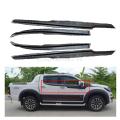 Isuzu D-Max Side Weather Strips Flares Thailand 4 Pcs - Model 2018-2021. 