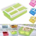 Fridge Storage Trays, Rack, Shelf, Drawer, Holder- Multipurpose, Plastic Tray, Space Saving, Slider Tray. 