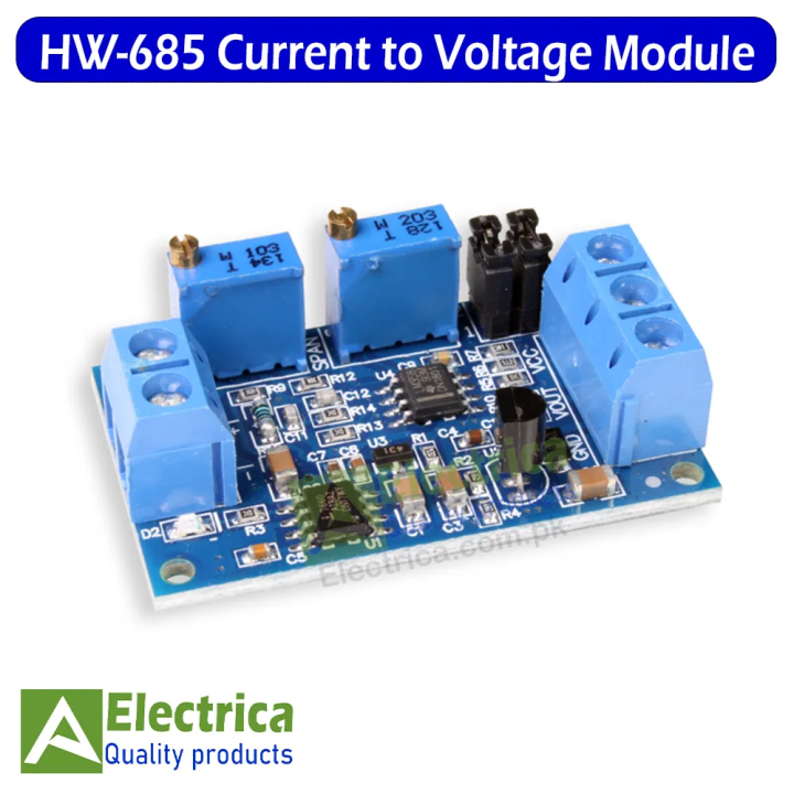 Current To Voltage Module 0 -20mA/4 -20mA to 0- 3.3V/0 -5V/0 -10V Voltage Transmitter Signal Converter Module by Electrica