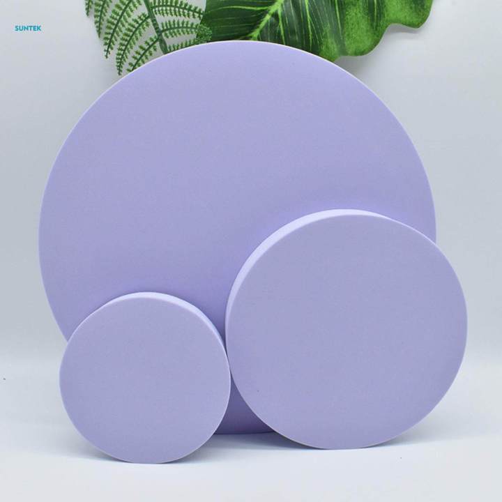 3x Product Photography Props Round Product Background Table Top Set Photoshoot for Goods