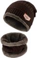 Winter Woolen Cap for Men And Women, Beanie Neck Warmer Cap Full Set, 2 Piece Garam Muffler Topi For Ladies, Winter Collection, Knitted Hat Scarf Cap, Winter Cap With Neck Cover, Cap With Neck Warmers, stylish skull cap, Thicken Hedging Balaclava Skullies. 