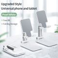Folding Desktop Phone Stand for CellPhone Adjustable for Table | Portable Universal Desktop Table Mobile Holder for Wireless Charging |  Multi Angle Desk Small Fordable  DESKTOP. 