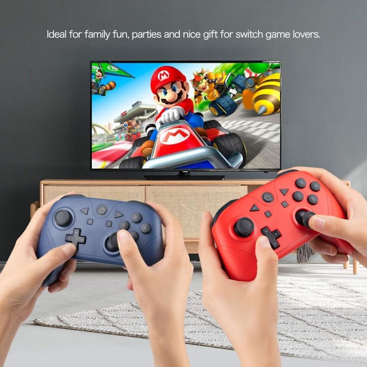 YCCTEAM%20Wireless%20Controller%20for%20Switch/Switch%20Lite,Wireless%20Switch%20Pro%20Controller%20Remote%20Gamepad%20Joystick%20with%20NFC/Turbo/%206%20Gyro%20Axis/Dual%20Vibration-Blue%20-%20Image%207