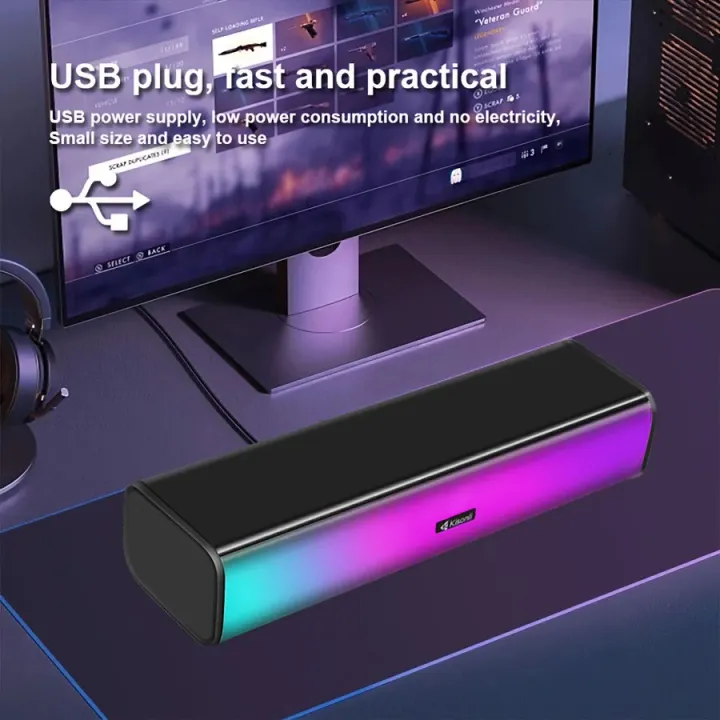 Kisonli%20I-630%20RGB%20Bluetooth%20Speaker%20Portable%20Wireless%20USB%20Sound%20Bar%20with%20BT%20RGB%20light%20Speaker%20-%20Image%202