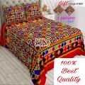 Cotton bed sheet full king size best quality. 