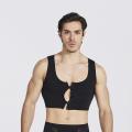 Men Body Shaper Slimming Chest Tops Gynecomastia Underwear Straight Back Vest. 