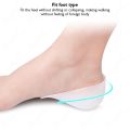 Invisible Height Increase Insoles Women Men Heel Pads Silicone Gel Heel Cups Lift Socks Insole For Heel Arch Support Foot Care. 