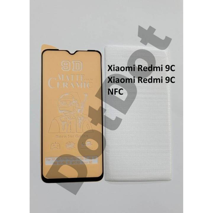 Xiaomi Redmi 9C / Xiaomi Redmi 9C NFC Matte Screen Protector Ceramic screen Protector unbreakable screen Protector antishock hybrid film 9D / 11D / 21D / 100D / 111D Anti-Fingerprint screen Protector Scratch Resistant temper screen Fiber protector sheet
