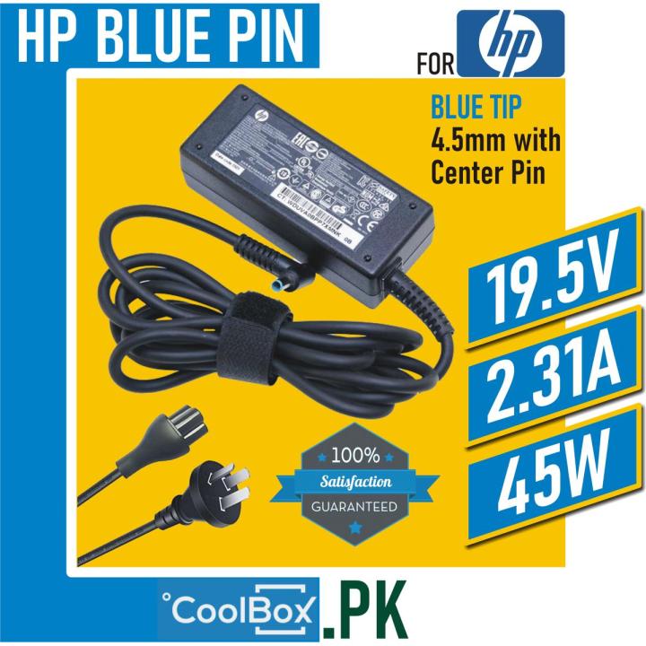 OriginaL HP Pavillion Blue Pin Laptop Charger 19.5V 2.31A 45W