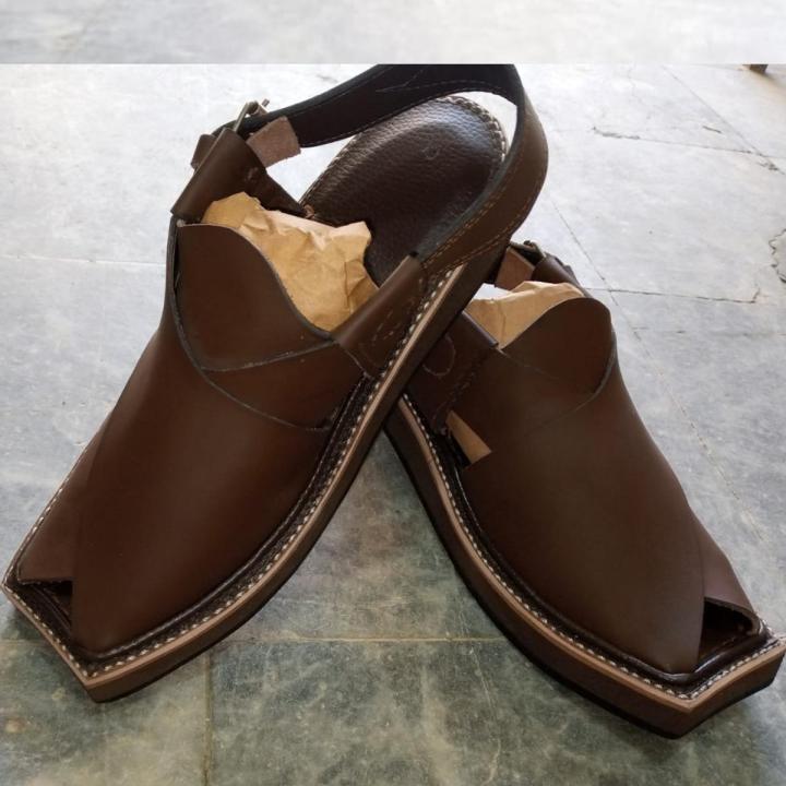 Peshawari Kheri For Men - Brown Matte Finish