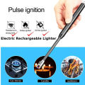 Rechargeable Elecrtric Kitchen Lighter - Stove Long Neck Arc 360° Flexible Lighter - Upgraded USB Electric Lighter not needed Gas - Orignal Best Quality Flameless Lighter for Stove / Candles / Grill / BBQ / Camping. 