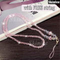 Phone case For Realme Note 60 Back cover Glitter Starry Sky Bling Ring Lanyard Shiny Transparent Holder Stand Girls Soft Cover For Realme Note 60 Cover cases. 
