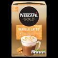 Nescafé Gold Vanilla Latte Coffee 8 Sachets. 