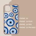 turkish devil eyes Phone Case Transparent soft For iphone 11 13 12 14 15 pro max mini plus. 