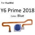 Fingerprint Scanner Connector For HuaWei Y9 Y7 Y6 Prime Pro 2019 2018 2017 Touch Sensor ID Home Return Button Key Flex Cable. 