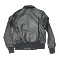 Matte Black Bomber Jacket For Men. 
