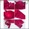[Night Market] Stripes Underwire Demi/Half Balconette Bra/ Coli Wanita Jalur Berdawai. 