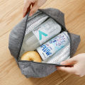 【WEJA】Cationic insulated lunch box bag for office workers and students with rice aluminum foil thickened lunch bag with large capacity portable lunch bag.. 
