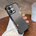 【Skimpy】For Redmi 15C 4G Phone Case Transparent Lens Protector Durable Lightweight Non-slip Glitter Protective Case. 