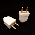 2 Pin Male Plug 250V 10A High Quality Ceramic Base- Pack of 2 Pcs. 