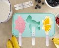 Shape Mold kitchen Silicone Popsicle Moulds, Reusable Ice Cream Moulds with Stick and Lid for Kids, Adults / Silicone Ice Creams Mould with Sticks (Mix/Random Designs/Color). 
