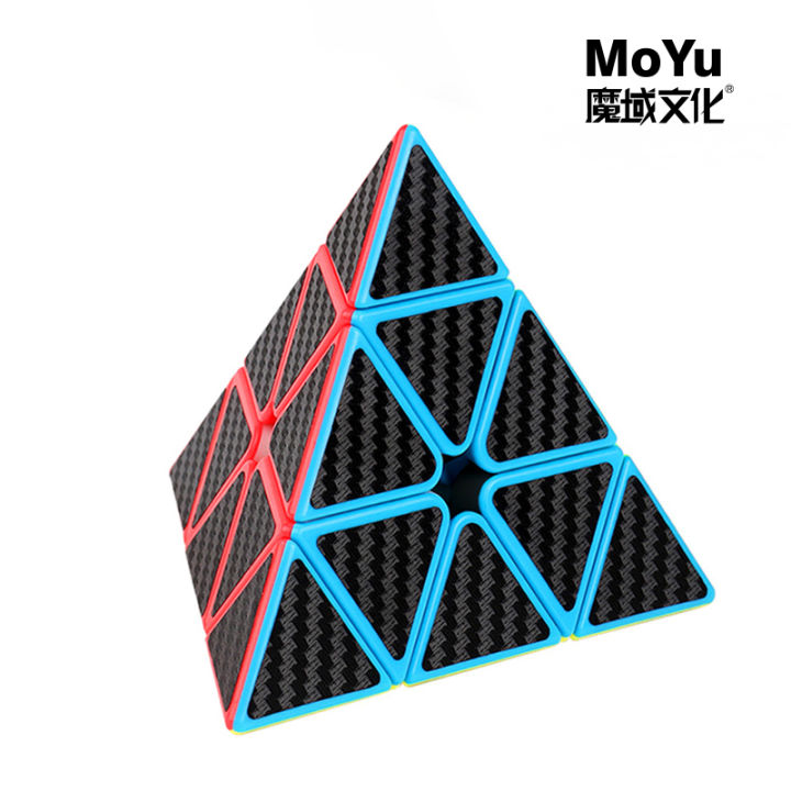Rubik's Cube 3x3 JOPHEK Pyramide Cube, 3x3 Speed Cube Pyraminx Cube Magique Cube Aut Sur Noir Rubik's Cube 3x3 JOPHEK Pyramide Cube, 3x3 Speed Cube Pyraminx Cube Magique Cube Aut Sur Noir