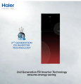 Haier Refrigerator Digital Inverter And Anti-Bacterial HRF-368IARA/PA. 